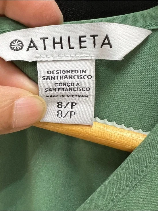 Athleta Brooklyn Jumpsuit in Vineyard Green Size 8 - Picture 9 of 11